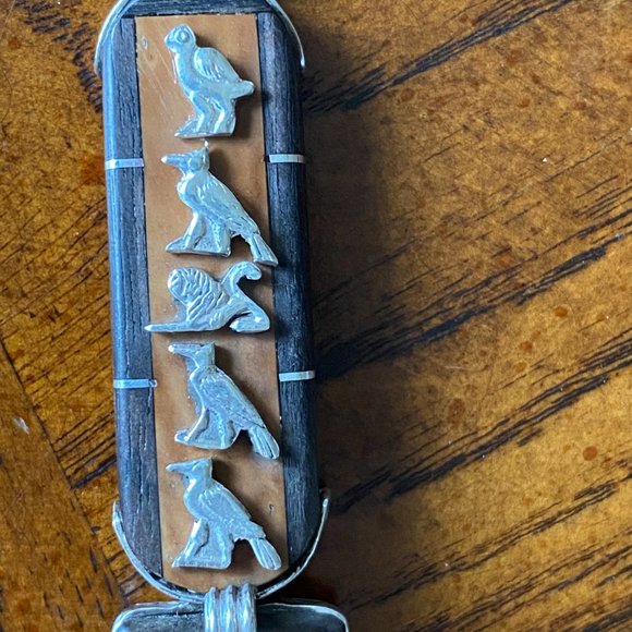 Silver Pharaonic/Ivory Pendant - Picture 5 of 14